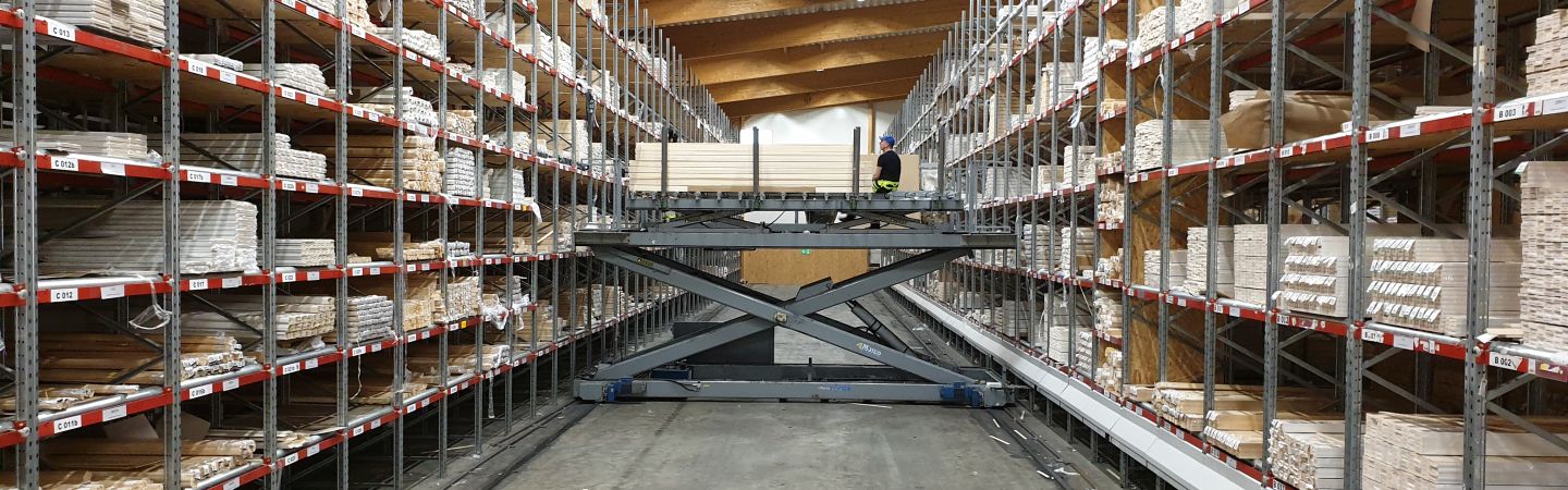Strömbanor till plockskyttlar